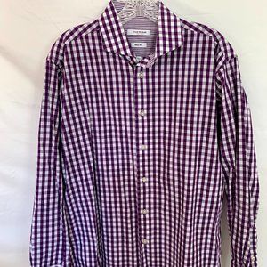 Isaac Mizrahi Purple Button Up - image 1